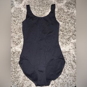 black leotard